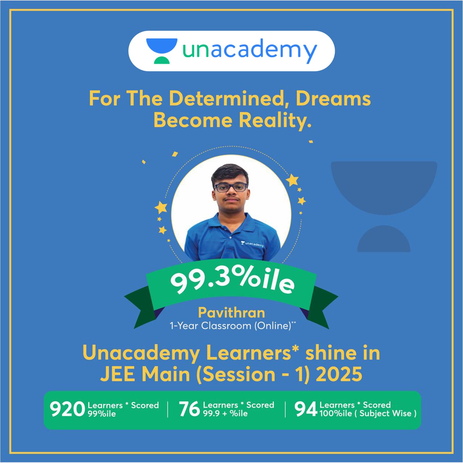 JEE topper Mohammed Rayyan